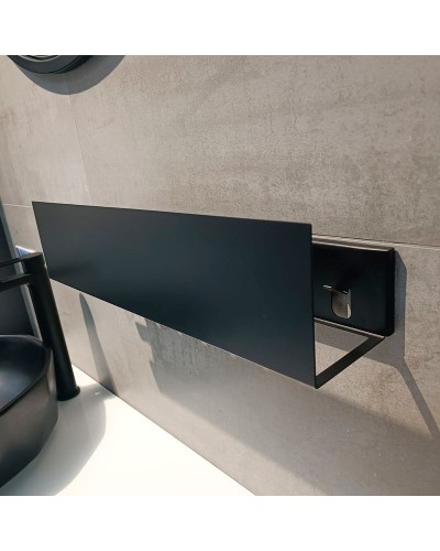 Металлическая полка Aquanet Магнум 50 274189 Черная матовая