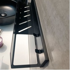 Металлическая полка Aquanet Магнум 50 274189 Черная матовая