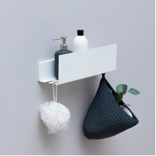 Металлическая полка Aquanet Магнум 40 302230 Белая матовая