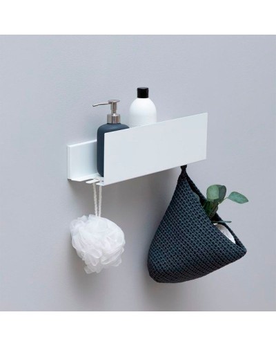 Металлическая полка Aquanet Магнум 40 302230 Белая матовая