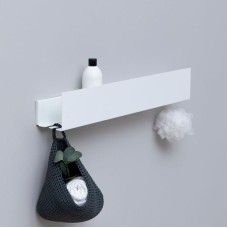 Металлическая полка Aquanet Магнум 60 302231 Белая матовая