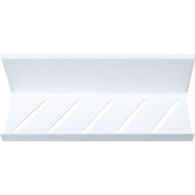 Металлическая полка Aquanet Магнум 30 302236 Белая матовая