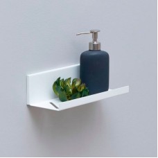 Металлическая полка Aquanet Магнум 30 302236 Белая матовая