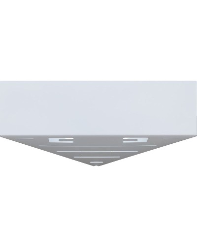 Металлическая полка Aquanet Магнум 28 302237 угловая Белая матовая