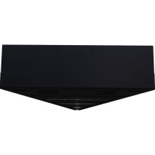 Металлическая полка Aquanet Магнум 28 302225 угловая Черная матовая