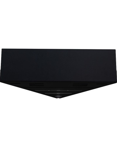 Металлическая полка Aquanet Магнум 28 302225 угловая Черная матовая