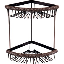 Полка корзина Lemark Jasmine LM6682ORB Черная бронза