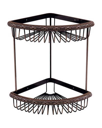 Полка корзина Lemark Jasmine LM6682ORB Черная бронза