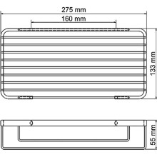 Полка корзина WasserKRAFT K-72233 Хром