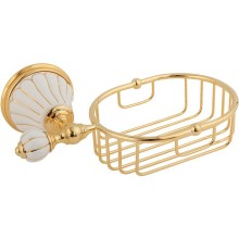 Полка корзина Migliore Olivia 17533 Золото Белый