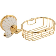 Полка корзина Migliore Olivia 17533 Золото Белый