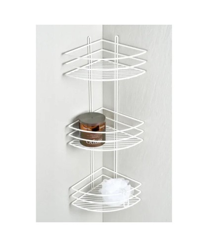 Полка корзина Fixsen FX-710W-3 угловая Белая