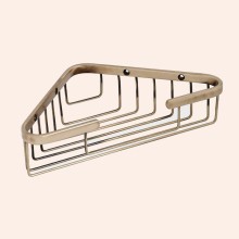 Полка корзина TW Harmony TWHO534br угловая Бронза