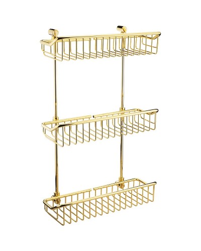 Полка корзина Migliore Complementi 22046 Золото