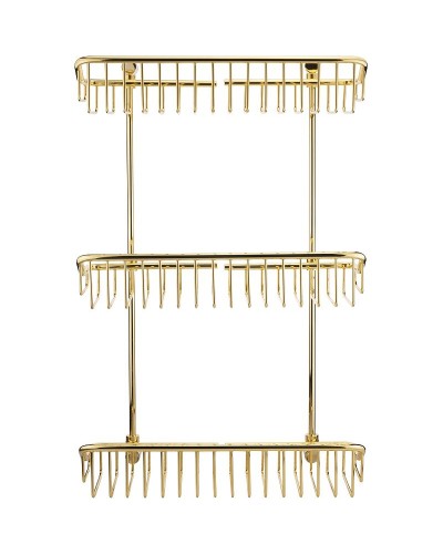 Полка корзина Migliore Complementi 22046 Золото