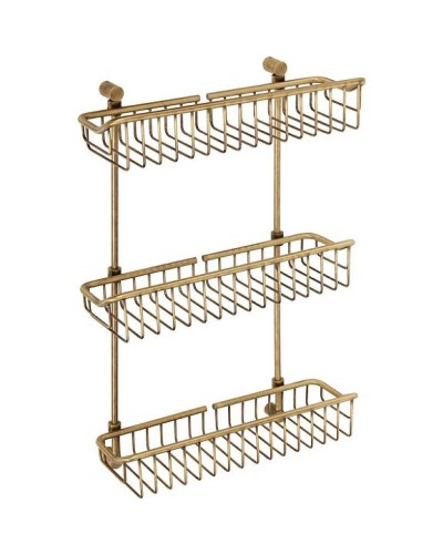 Полка корзина Migliore Complementi 22022 Бронза