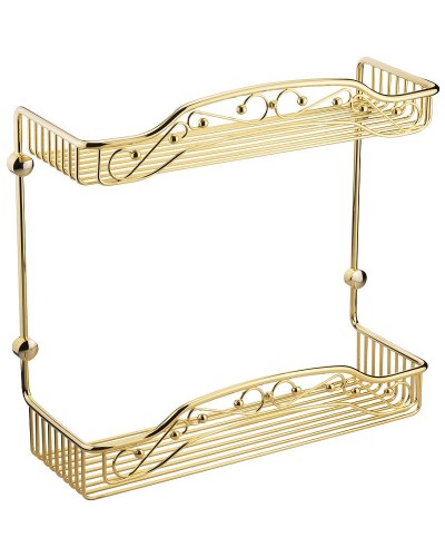 Полка корзина Migliore Complementi 22047 Золото