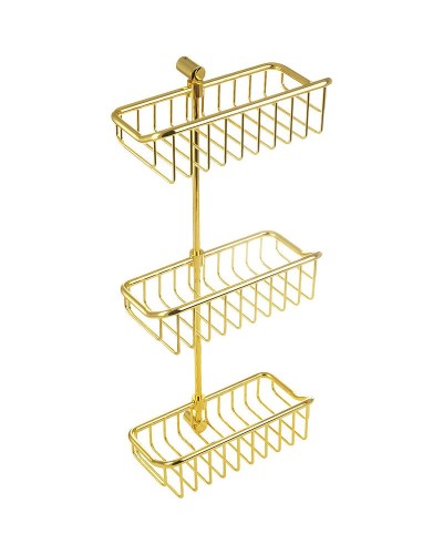 Полка корзина Migliore Complementi 22052 Золото
