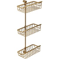 Полка корзина Migliore Complementi 22028 Бронза