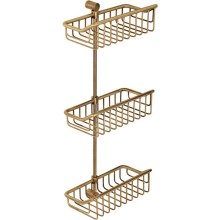 Полка корзина Migliore Complementi 22028 Бронза