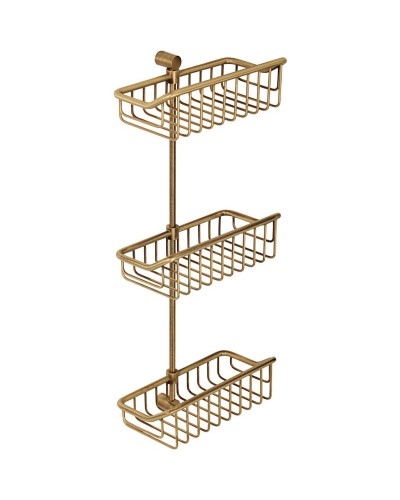 Полка корзина Migliore Complementi 22028 Бронза