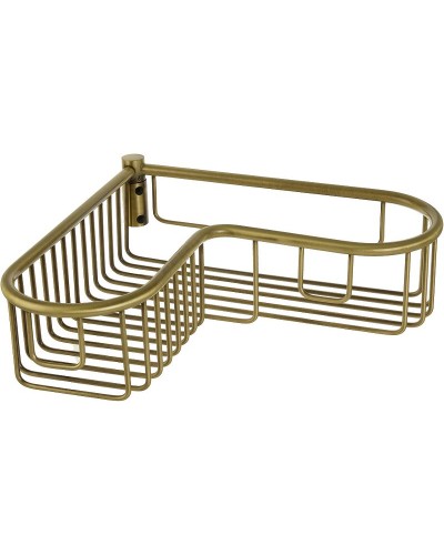 Полка корзина Migliore Complementi 22032 угловая Бронза