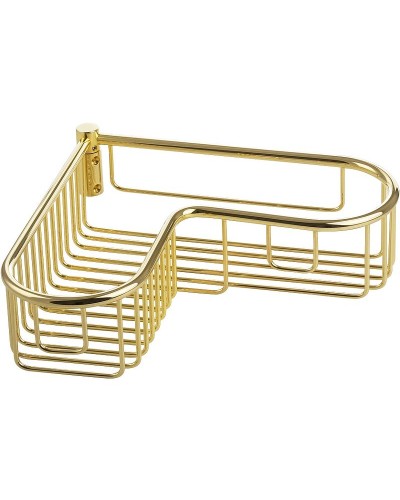 Полка корзина Migliore Complementi 22056 угловая Золото