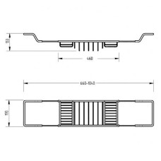 Полка корзина Migliore Complementi 22001 Хром