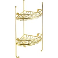 Полка корзина Migliore Complementi 22938 угловая Золото