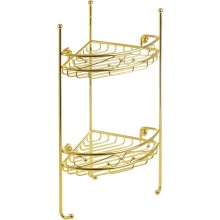 Полка корзина Migliore Complementi 22938 угловая Золото