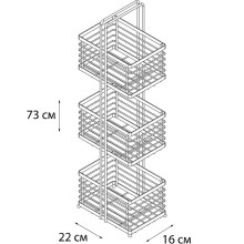 Напольная полка Fixsen Antik FX-852 Бронза