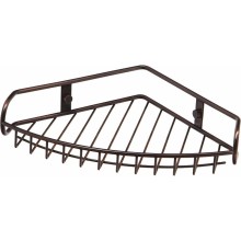 Полка корзина WasserKRAFT Isar K-1711 угловая Темная бронза