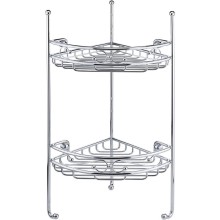 Полка корзина Migliore Complementi 22937 угловая Хром