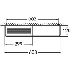 Металлическая полка Cezares Maxima CZR-F-8916 Хром