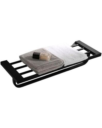 Полка для полотенец Orans P-7201 7201000 Черная матовая