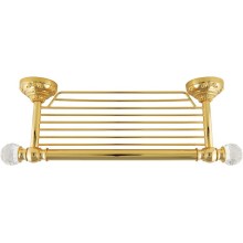 Полка для полотенец Migliore Cristalia 16840 Золото с кристаллами Swarovski