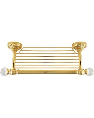 Полка для полотенец Migliore Cristalia 16840 Золото с кристаллами Swarovski