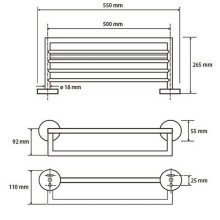Полка Bemeta Omega 104219072 Хром