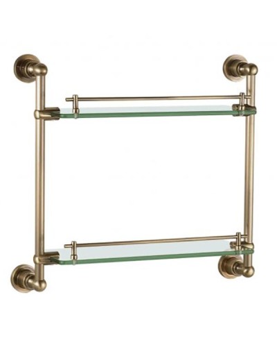 Стеклянная полка Aquanet 3852 189273 Латунь