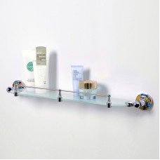 Стеклянная полка WasserKRAFT Diemel K-2244 Хром