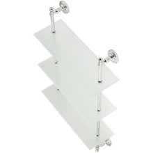 Стеклянная полка Migliore Mirella 17232 Хром