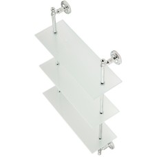 Стеклянная полка Migliore Mirella 17232 Хром