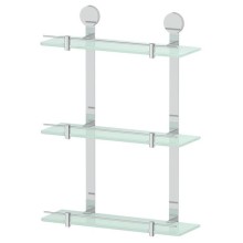 Стеклянная полка Artwelle Harmonie HAR 038 Хром