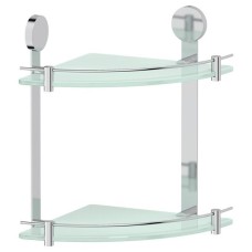 Стеклянная полка Artwelle Harmonie HAR 040 угловая Хром