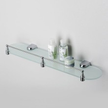 Стеклянная полка WasserKRAFT Berkel K-6844 Хром