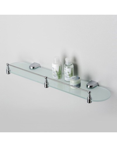 Стеклянная полка WasserKRAFT Berkel K-6844 Хром