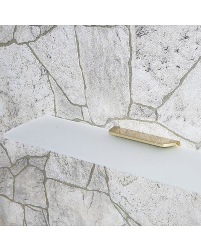 Стеклянная полка WasserKRAFT Aisch K-5924 Золото матовое