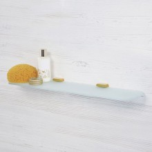 Стеклянная полка WasserKRAFT Sauer K-7924 Золото