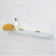 Стеклянная полка WasserKRAFT Sauer K-7924 Золото