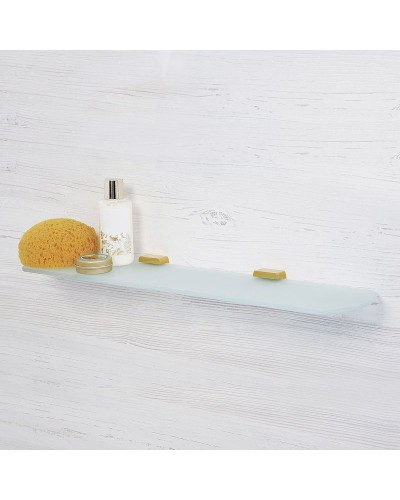 Стеклянная полка WasserKRAFT Sauer K-7924 Золото